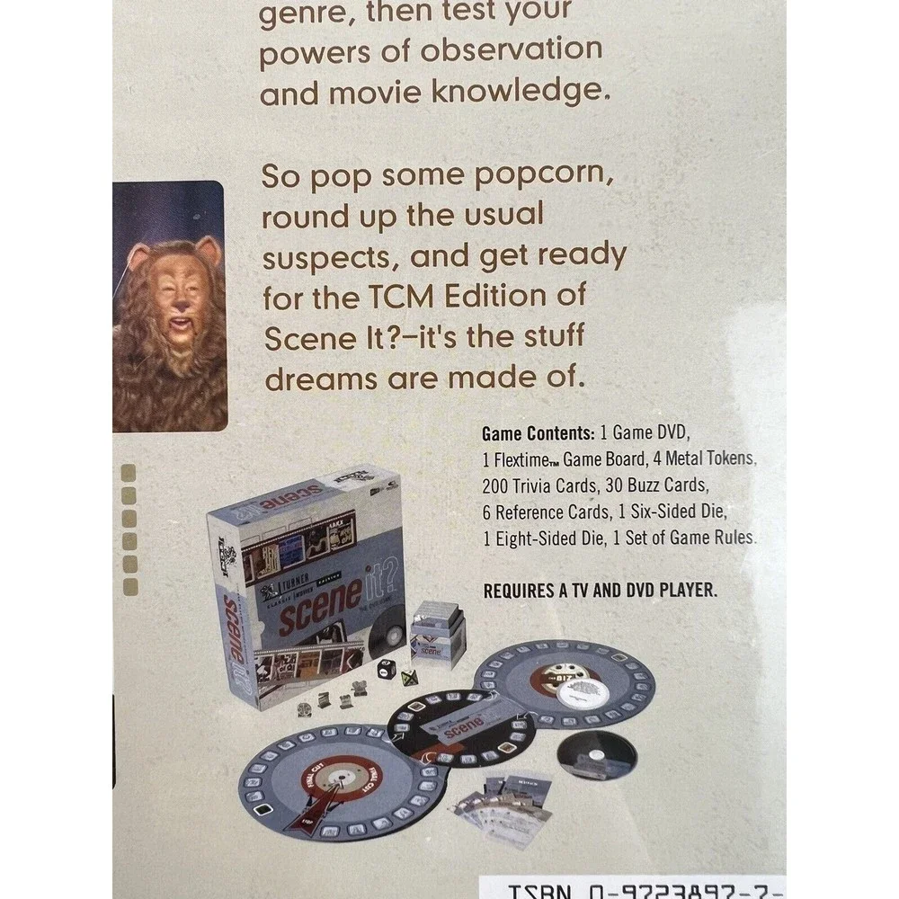 Scene it?‎ DVD Game-Turner Classic Movies Edition 2004 NEW-SEALED BOX